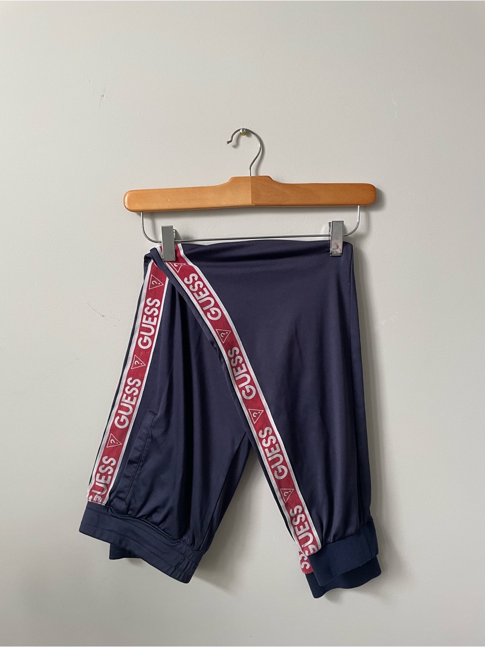 Vintage Guess Navy Track Pants •Women’s Fits like XS/S